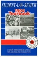 Student Law Review, 1994 Yearbook