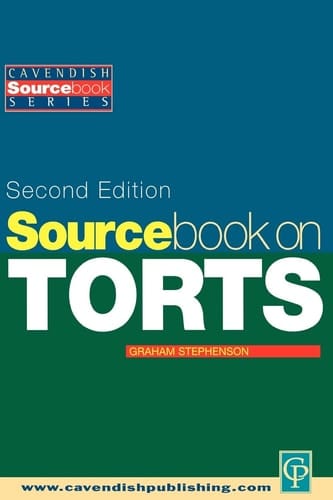 Sourcebook on Tort Law