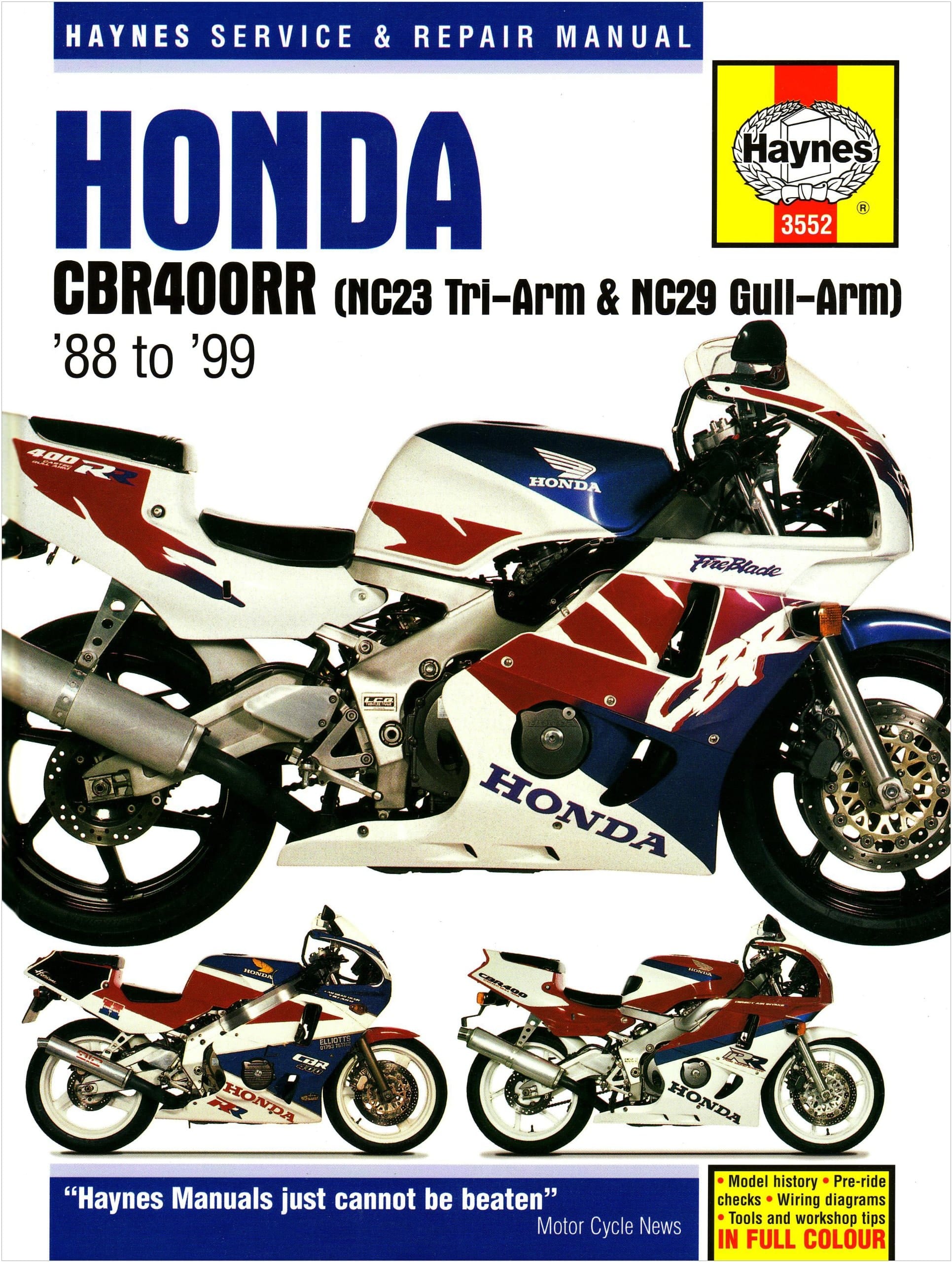 Honda CBR400RR Service and Repair Manual