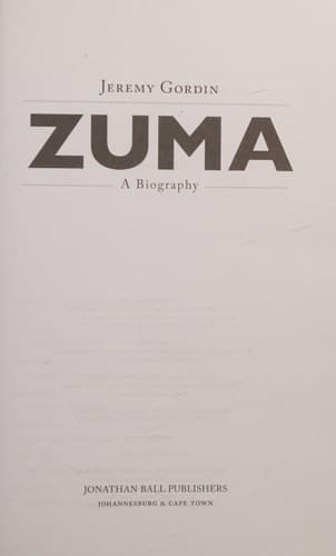 Zuma: A Biography