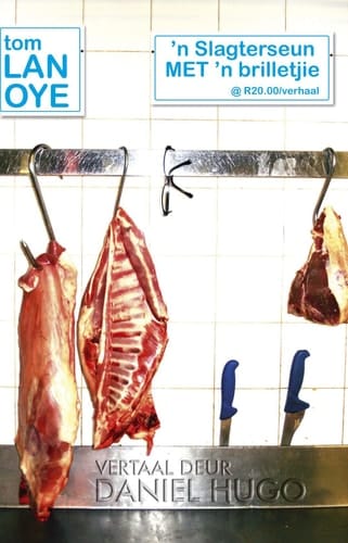 'n Slagterseun met 'n brilletjie