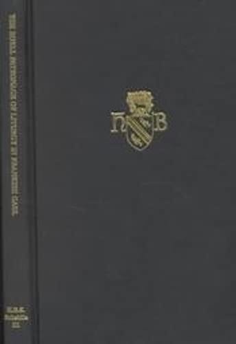 The Royal Patronage of Liturgy in Frankish Gaul to the Death of Charles the Bald (877)