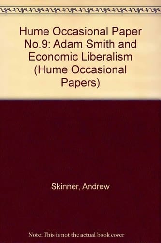 Adam Smith and Economic Liberalism