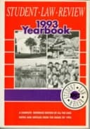 Student Law Review, 1993 Yearbook