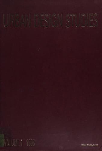 Urban design studies 1995, v.1