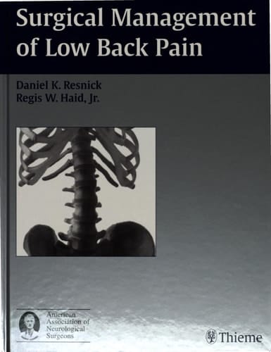 Surgical Management of Low Back Pain