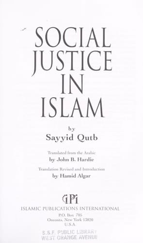Social Justice in Islam, Revised Edition