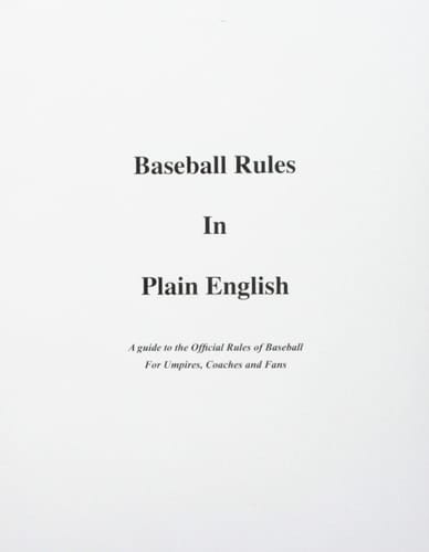 Baseball Rules in Plain English