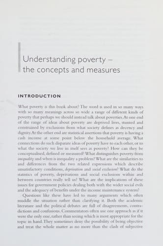Poverty The Facts