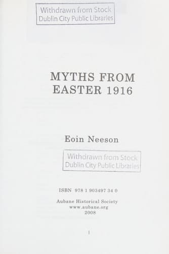 Myths from Easter 1916