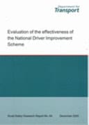 Evaluation of the Effectiveness of the National Driver Improvement Scheme