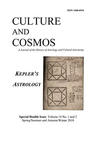 Culture and Cosmos Kepler's Astrology