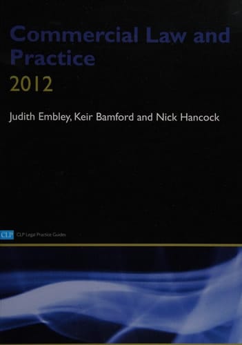Commercial Law and Practice