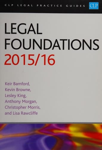 Legal Foundations 2015/2016