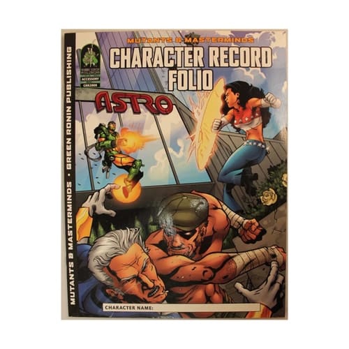 Mutants and Masterminds Character Record Folio