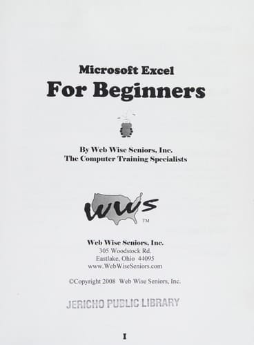 Microsoft Excel for Beginners