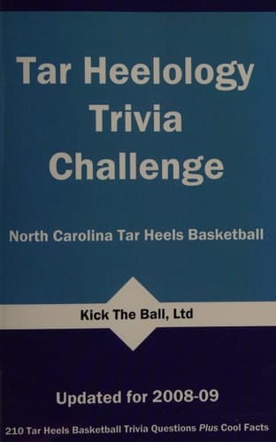 Tar Heelology Trivia Challenge North Carolina Tar Heels Basketball