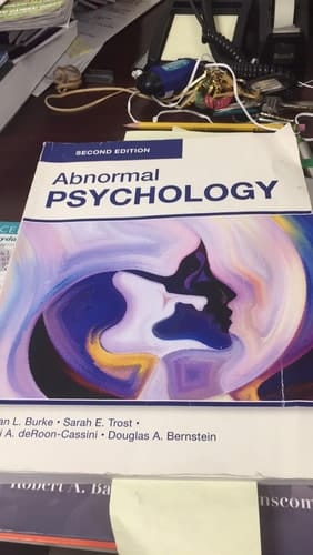 Abnormal Psychology