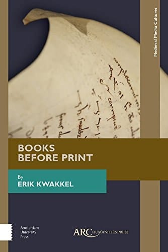 Books Before Print (Medieval Media Cultures)