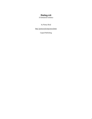 Dating-ish A Friends to Lovers Romance