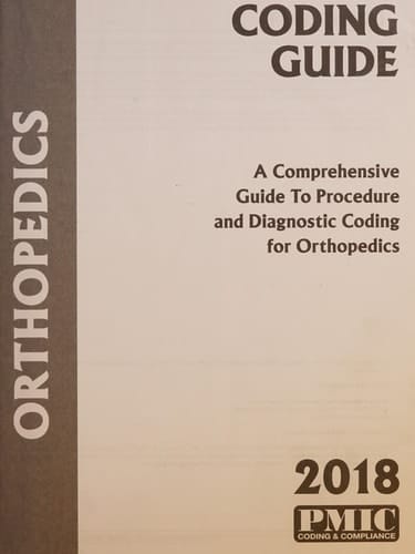 2018 Coding Guide Orthopedics