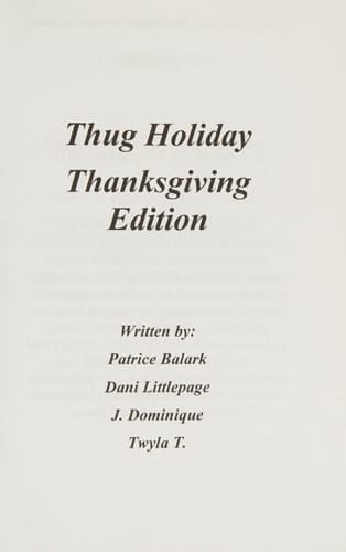 Thug Holiday (Thanksgiving Edition)