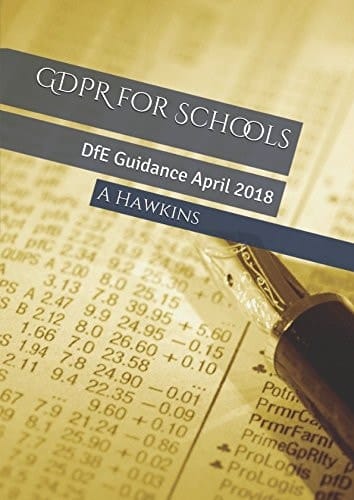 GDPR for Schools DfE Guidance April 2018