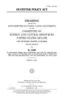 Outfitter Policy Act