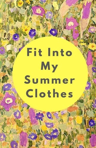 Dot Grid Journal: Fit Into My Summer Clothes Dot Grid Journal 5. 5 X 8. 5 In