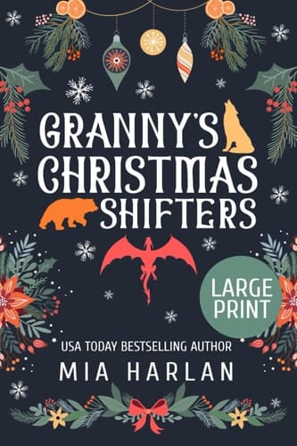 Granny's Christmas Shifters (Large Print) (Paranormal Golden Years: Christmas)