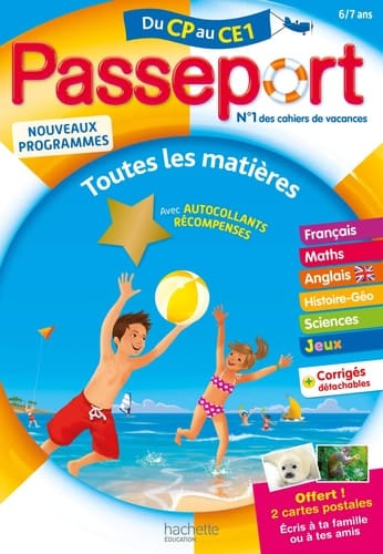 Passeport Toutes les matières du CP au CE1