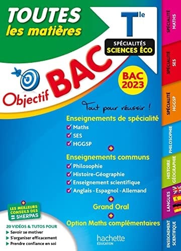 Toutes les Matières Tle Spécialités Sciences éco