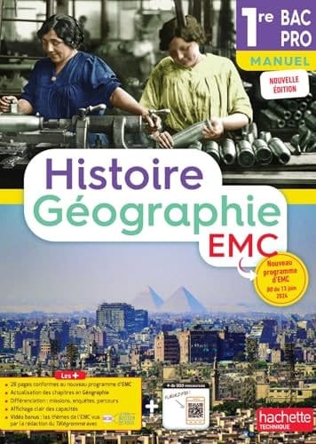 Histoire-Géographie-EMC 1re Bac Pro