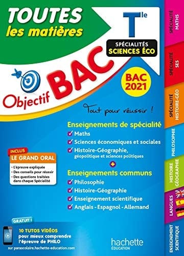 Toutes les matières Tle spécialités sciences éco