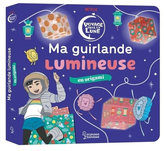 Ma guirlande lumineuse Voyage vers la lune en origami