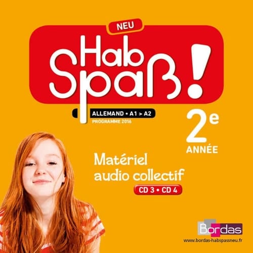 Allemand 4e LV2 A1 Hab Spass! Neu Matériel audio collectif