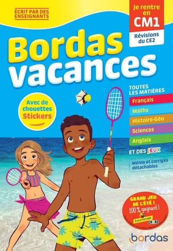 Bordas Vacances - Je rentre en CM1