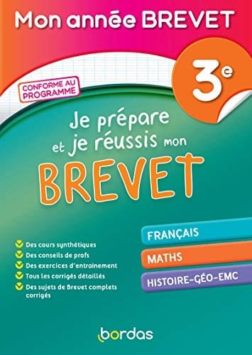 Mon année Brevet Je prépare et réussis mon Brevet 3e
