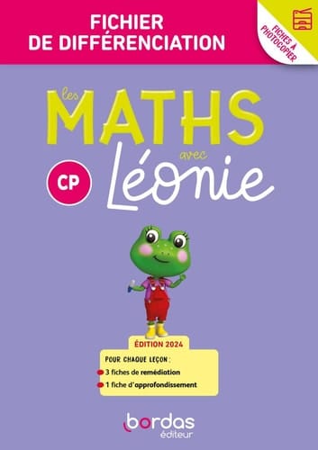 Les maths avec Léonie CP Fichier de différenciation