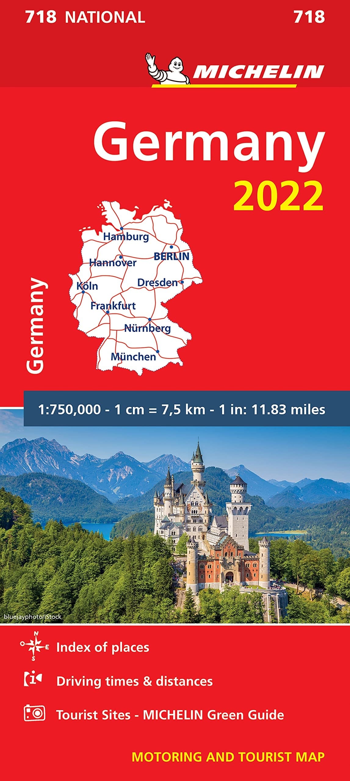 Germany 2022 - Michelin National Map 718
