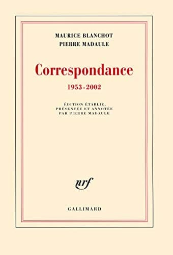 Correspondance 1953-2002