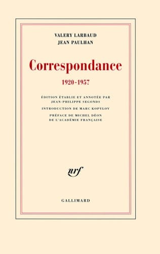 Correspondance: (1920-1957)