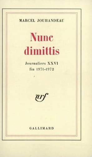 Nunc dimittis (1971-1972)