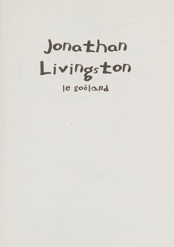 Jonathan Livingston Le Goeland