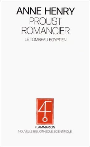 Proust romancier: Le tombeau égyptien (Essais) (French Edition)