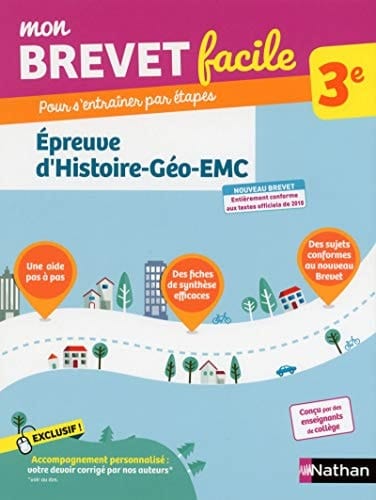 Epreuve d'Histoire-Géographie-EMC 3e