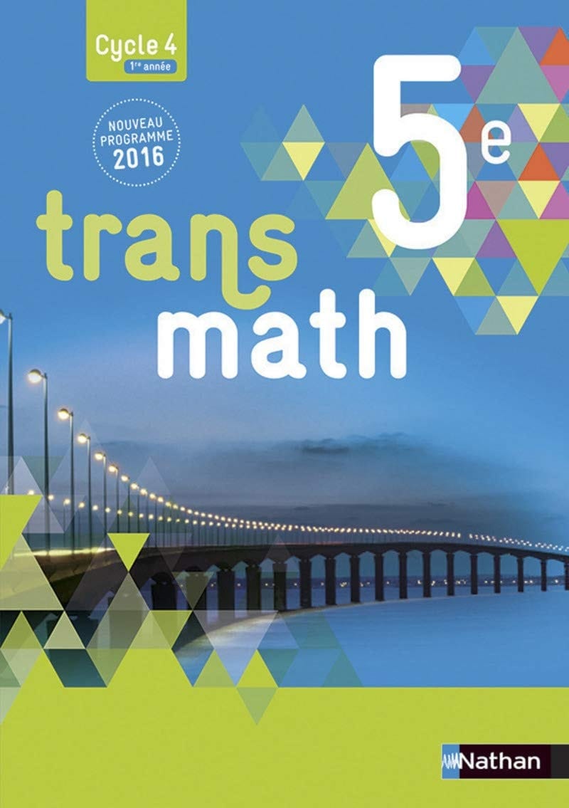 Transmath 5e nouveau programme 2016