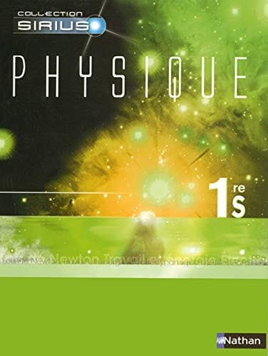 Physique 1re S programme 2001