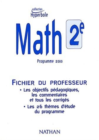 Math, 2e programme 2000