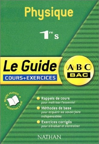 Physique, 1re S programme 2001